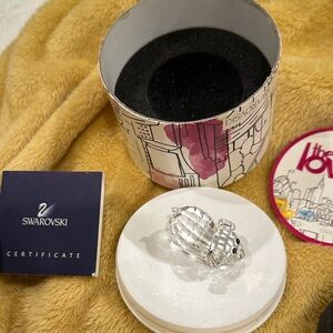 Swarovski Crystal Lovlots Piggy Pong Pig